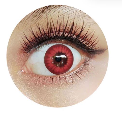 ELECTRO RED  LENS  14mm.