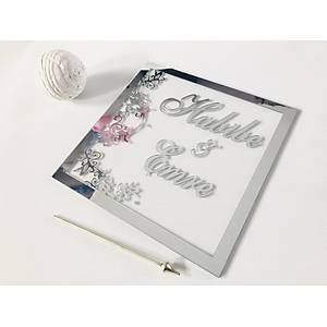 Kare �effaf Pleksi �simlik