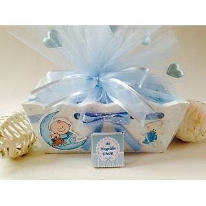 100 Adet �simli Bebek �ikolatas� ve Sepeti