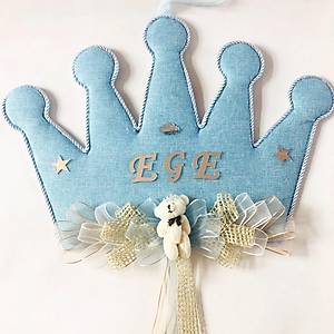 Keten Kuma�l� Kral Tac� Bebek Kap� S�s�