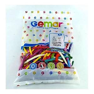 Gemar Kar���k Renk Sosis Balon - 100 Adet