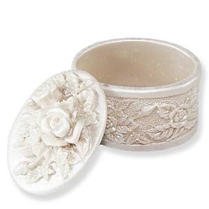 Sedefli Polyester G�ll� Kutu