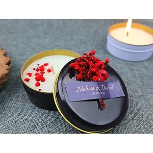 S�z Ni�an K�na Hediyesi, Metal Mum Kutusu Nikah �ekeri