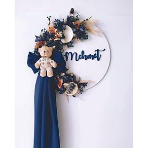 Yuvarlak Ah�ap Bebek Kap� S�s�