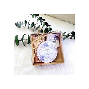 Kahveli �ikolata ve Kutulu A�acak Magnet Nikah �ekeri 6 cm - S�z Ni�an K�na Hediyelik