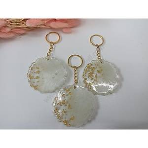 Bo� Yuvarlak Epoksi Anahtarl�k 6 cm