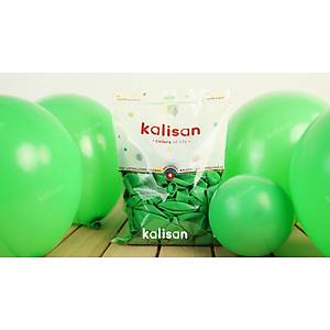 Kalisan �im Ye�ili Dekorasyon Balonu 5 inc �  100 Adet