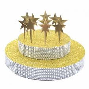 Gold Pleksi Y�ld�z Cup Cake Pasta S�s� 8'li