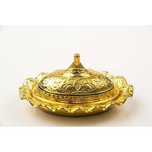 Oval Metal Lokumluk K���k Boy