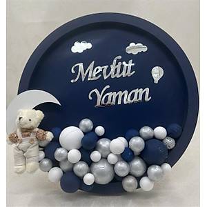 Yuvarlak Ah�ap Bebek Kap� S�s�