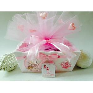 100 Adet �simli Bebek �ikolatas� ve Sepeti