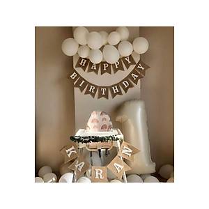 1 ya� folyo balon seti ve flama