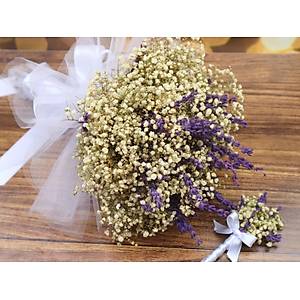 Lavantal� Cipso Gelin �i�e�i Buketi ve Yaka �i�e�i