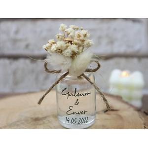 Nikah S�z Ni�an Bebek Hediyelik Mantar T�pal� Kolonya �i�esi Nikah �ekeri 25 cc