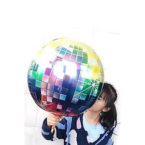 Renkli Disco Topu Folyo Balon 55 cm