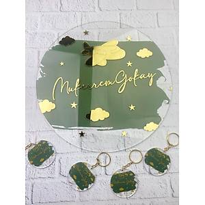 Pleksi Bebek Kap� S�s� ve 20 Adet Anahtarl�k Hediyelik