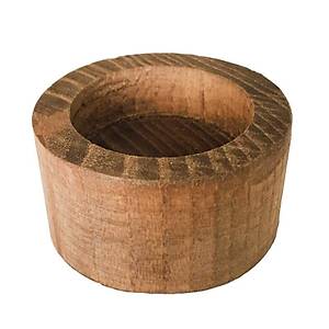 Ah�ap Kahverengi Yuvarlak Mumluk