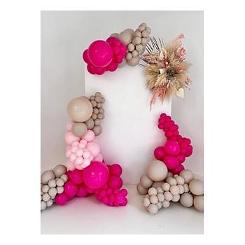 Fu�ya Pembe Deniz Kumu Balon Zinciri Seti 100'l�