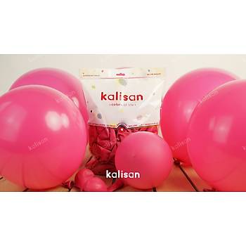 Kalisan Koyu Pembe ( Fuya ) Dekorasyon Balonu 5 inc  100 Adet