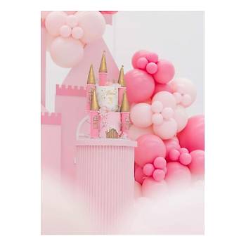 Fu�ya Pembe Mini Balon Zinciri Seti 60'l�