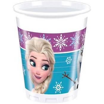 Lisansl Frozen Elsa Plastik Bardak 8'li