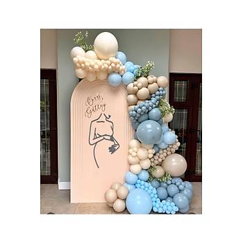 F�rt�na ve Cam Mavi Deniz Kumu balon zinciri seti 100l�