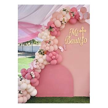 Pembe Tonlar� Balon Zinciri Seti 100'l�
