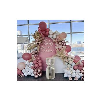 Rosewood rose krom pink blush balon zinciri seti 100 l�