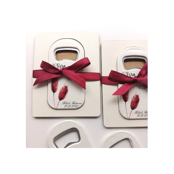 Kartl� A�acak Magnet Nikah �ekeri 10 cm - S�z Ni�an K�na Hediyelik