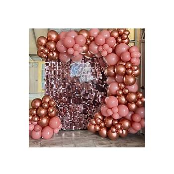 Rose Krom Balon Zinciri Seti 100 'l�