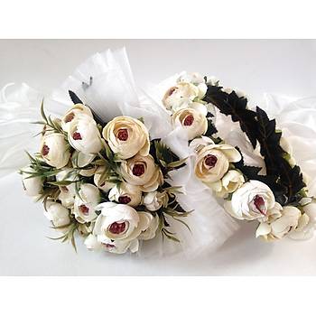 Gelin iei Buketi ve Tac