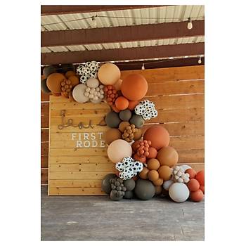 �kolata Kahve Karamel Deniz Kumu Yan�kTuruncu �nek Desenli Balon Zinciri Seti 103 l� jumbo dahil