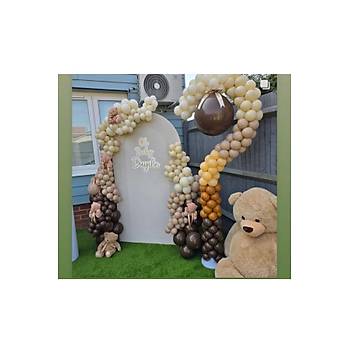 S�tl� Kahve Karamel �ikolata Kahve Balon Zinciri Seti 101'li