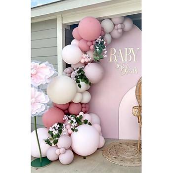 Pudra Retro White Balon Zinciri Seti 100'l�