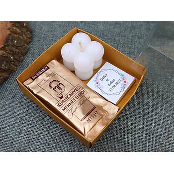 S�z Ni�an K�na Hediyesi, Mum Kahve ve �ikolata Kutusu Nikah �ekeri