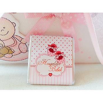 70 Adet Madlen Bebek ikolatas ve Sepeti