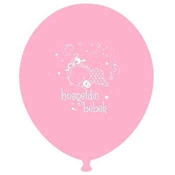 Pembe Bebek Balonu  30 cm 50 Adet