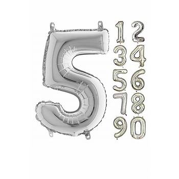 5 Rakam Gm Renk Folyo Balon 60cm