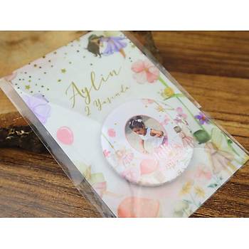 Mevlt Bebek Doum Gn Hediyelik -Buton Aacak Bebek ekeri 6 cm