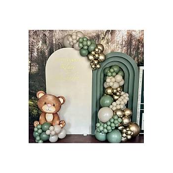 Ada �ay� deniz kumu gold krom balon zinciri seti 100 l�