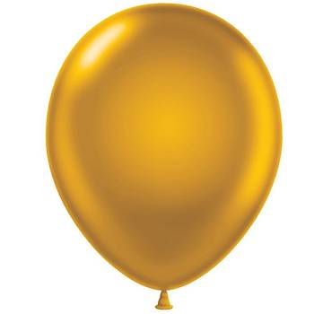 Gold Metalik Balon - 10 Adet