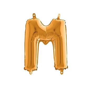 M Harfi Gold Renk Folyo Balon 100cm