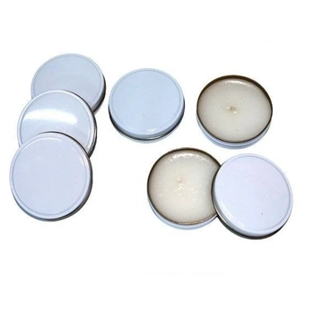 Yuvarlak Metal Mumluk 7 cm