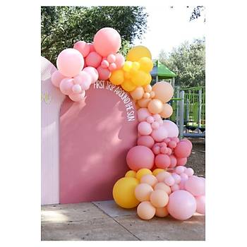 Pembe Hardal Balon Zinciri Seti 100'l�