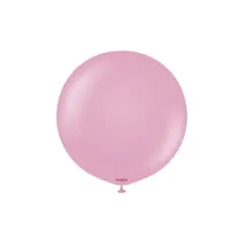 Kalisan Retro Toz Pembe Balon 18 in - 5 Adet