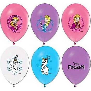 Balonevi Elsa Baskılı Balon  30 cm 100 Adet