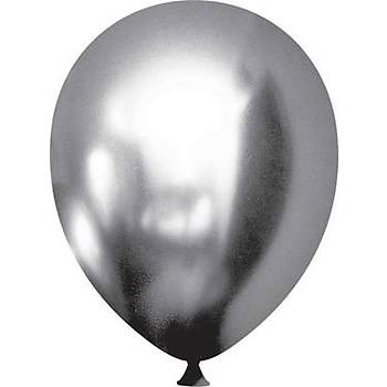 Kalisan Uzay Grisi Krom Balon 5 in - 100 Adet
