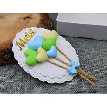 Kutulu Balonlu Magnet Bebek ekeri - Bebek Hediyelik