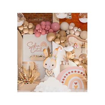 Retro rosewood ��l kumu deniz kumu balon zinciri seti 100 l�