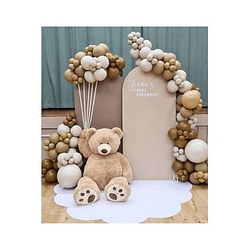 Karamel Kahve ��l Kumu Deniz Kumu Balon Zinciri Seti 100'l�